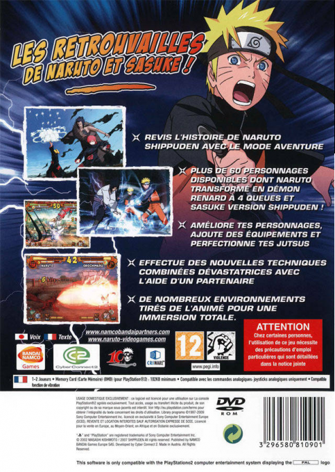 Naruto Shippuden : Ultimate Ninja 4 dos
