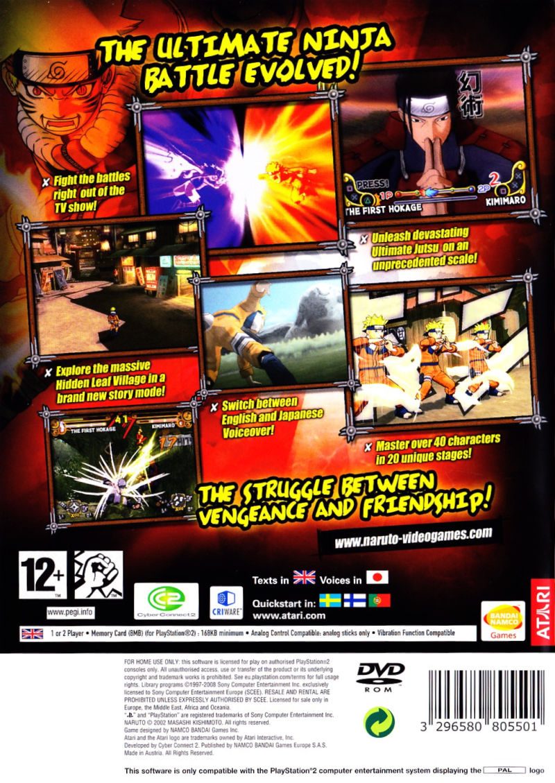 Naruto : Ultimate Ninja 3 dos