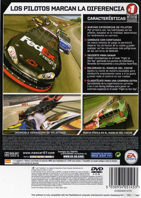 NASCAR 07 dos