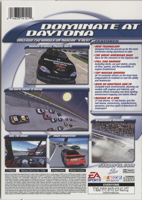 NASCAR 2001 - Dos