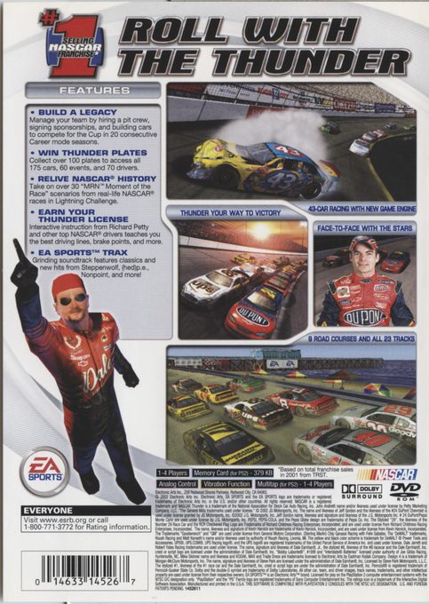 NASCAR Thunder 2003 dos