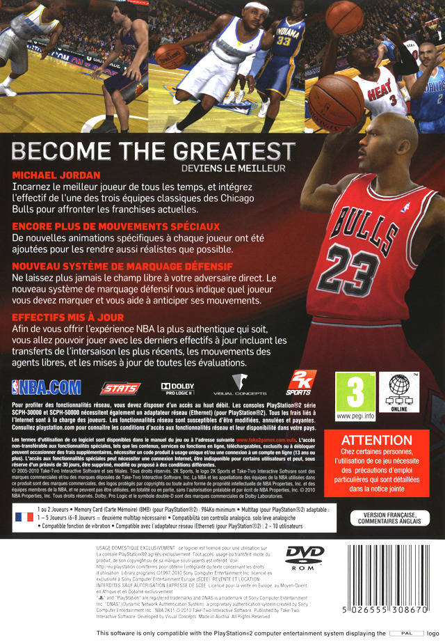 NBA 2K11 dos