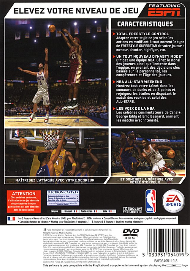 NBA Live 07 - Dos