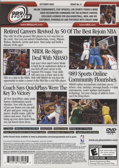 NBA ShootOut 2001 dos