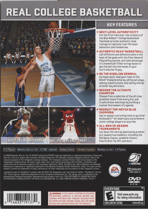 NCAA Basketball 09 dos