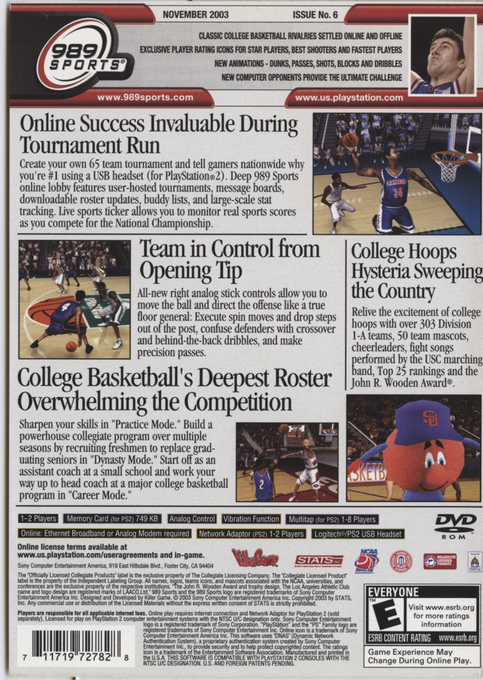 NCAA Final Four 2001 dos