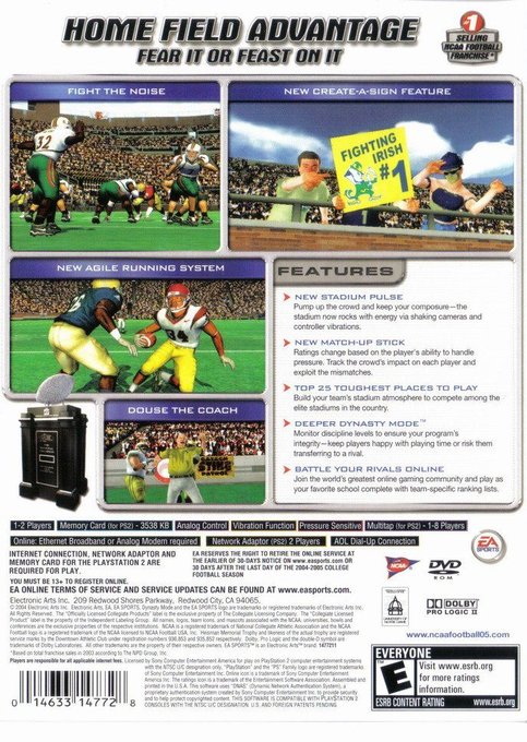NCAA Football 2003 dos