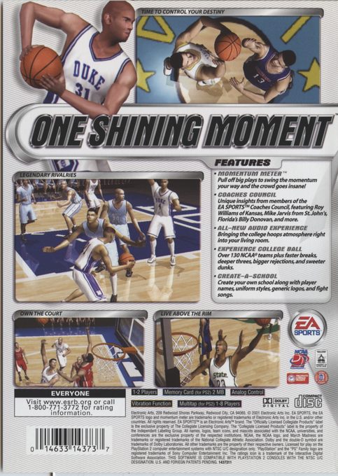 NCAA March Madness 2002 dos