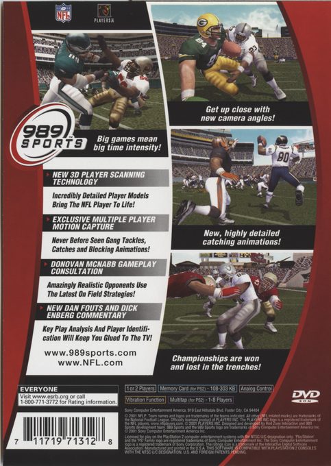 NFL GameDay 2002 dos