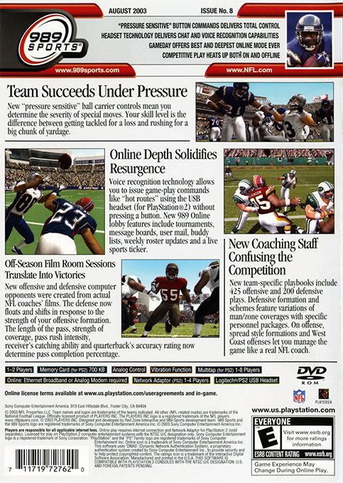 NFL GameDay 2004 dos