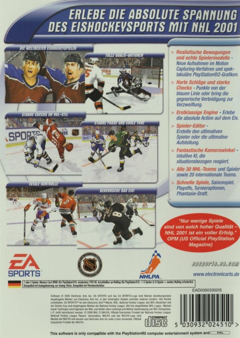 NHL 2001 - Dos