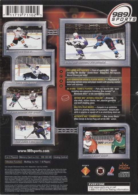 NHL FaceOff 2001 dos