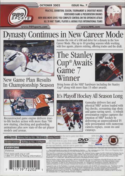 NHL FaceOff 2003 dos