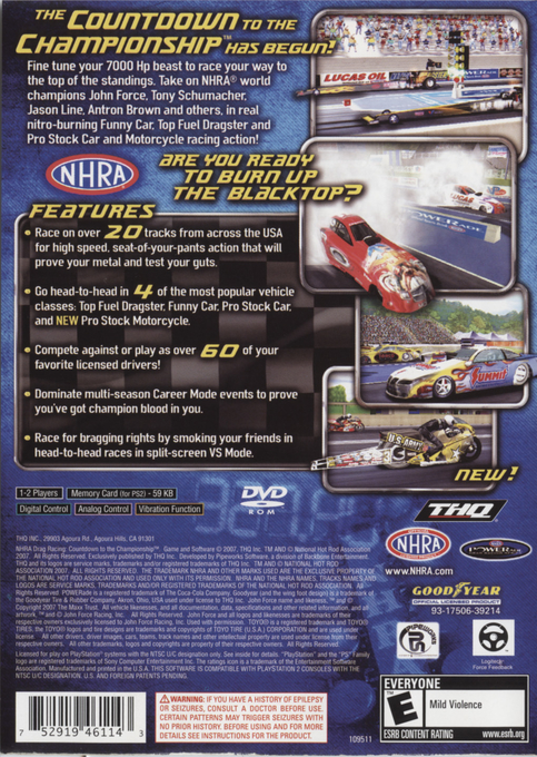 NHRA Drag Racing : Countdown to the Championship dos