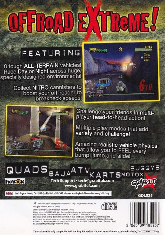 Offroad Extreme ! - Dos