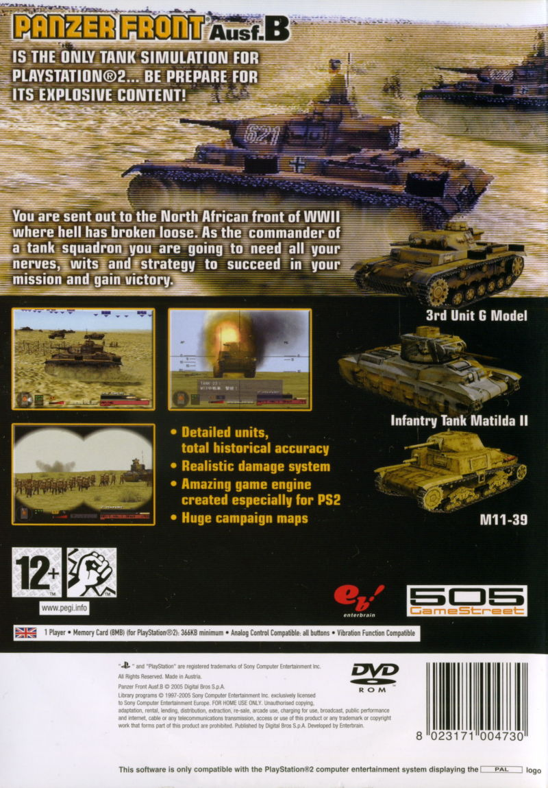 Panzer Front Ausf.b - Dos