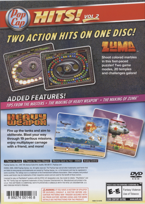 PopCap Hits! Vol. 2 - Dos