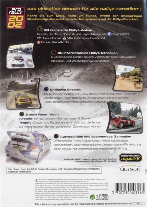 Pro Rally 2002 - Dos