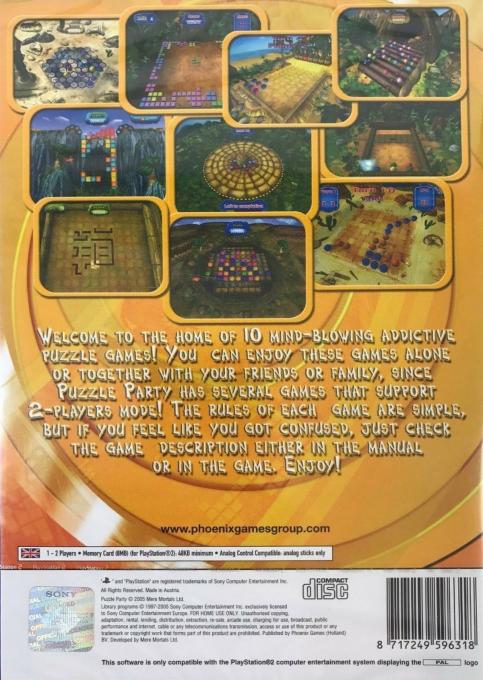 Puzzle Party 10 Games - Dos