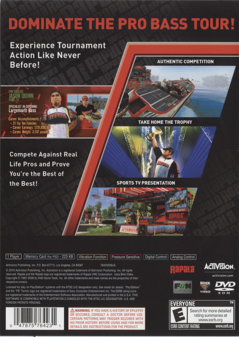 Rapala Pro Bass Fishing - Dos