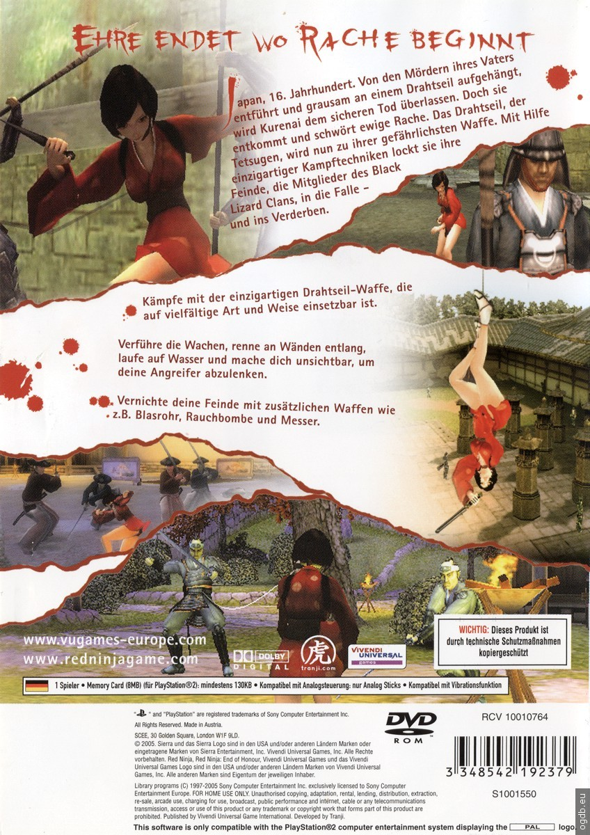 Red Ninja : End of Honor dos