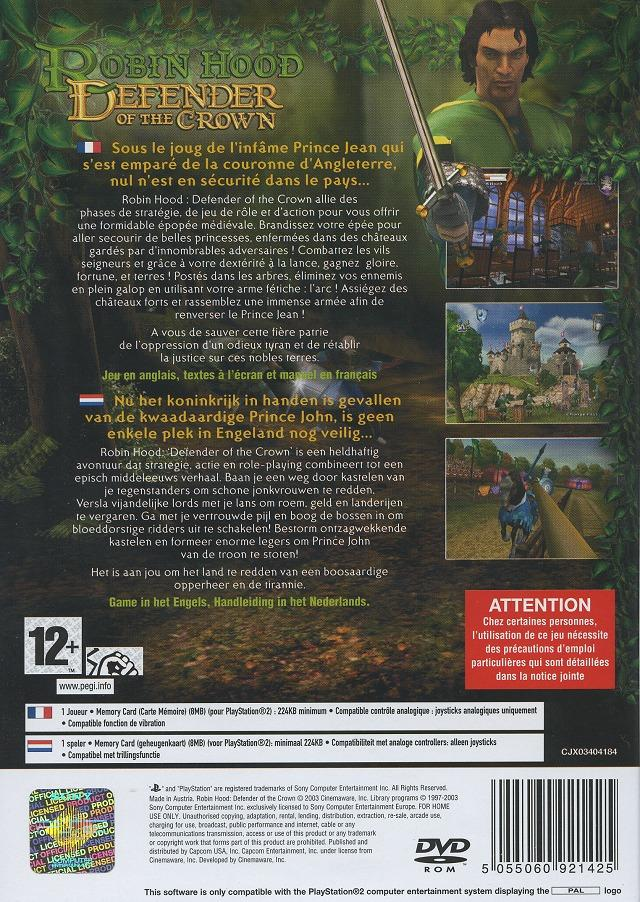 Robin Hood : Defender of the Crown dos