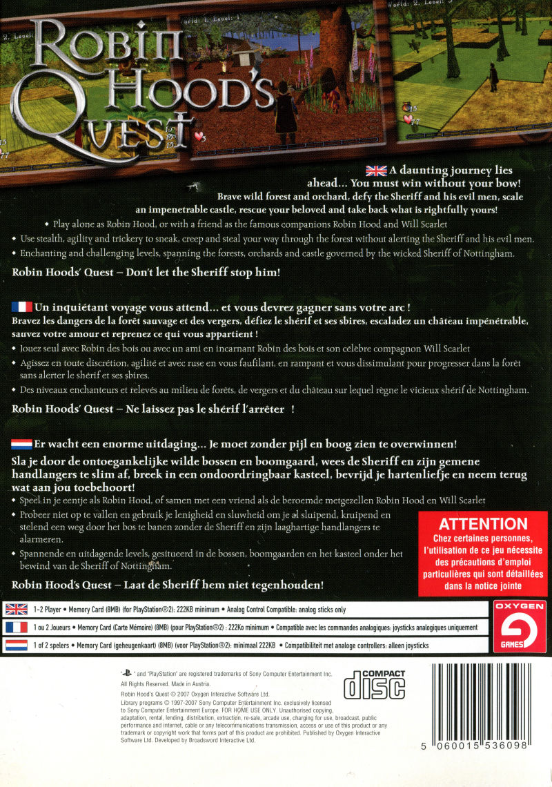 Robin Hood's Quest dos