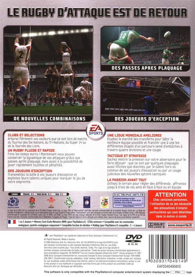 Rugby 06 dos