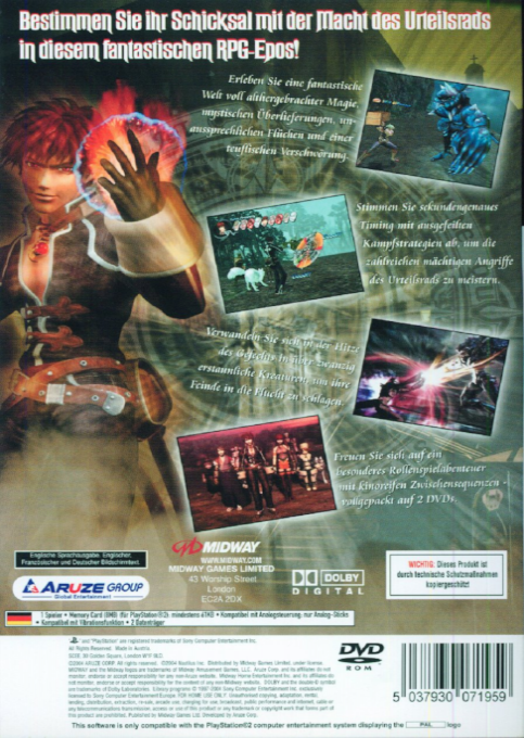 Shadow Hearts : Covenant - Dos