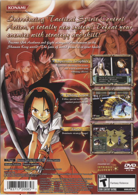 Shonen Jump's Shaman King : Power of Spirit - Dos