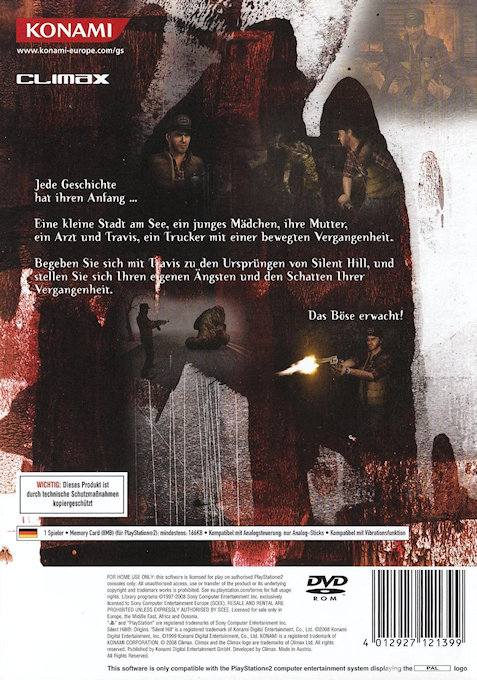 Silent Hill Origins - Dos