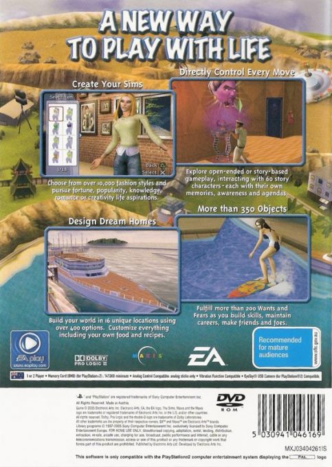 Les Sims 2 dos