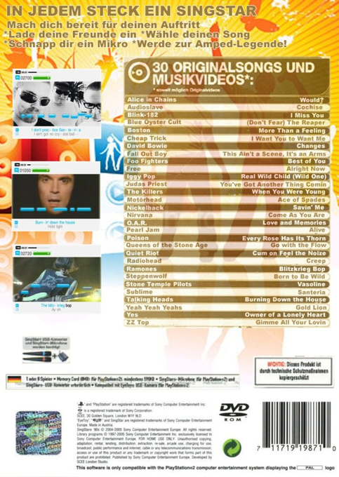 SingStar Amped - Dos