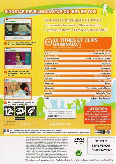 SingStar Pop Hits 3 dos