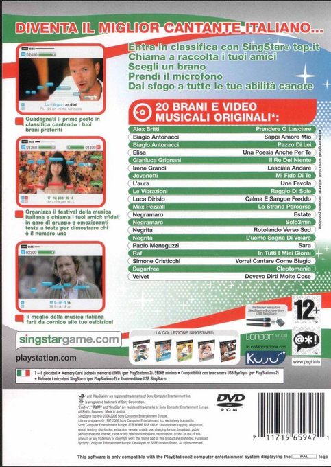 Singstar Top.it - Dos