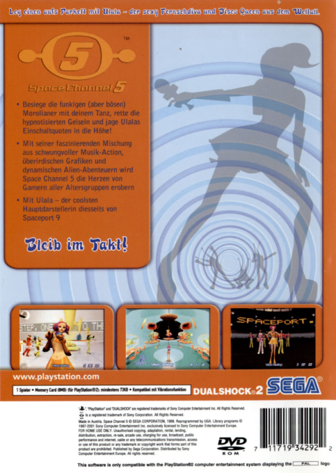 Space Channel 5 : Special Edition - Dos