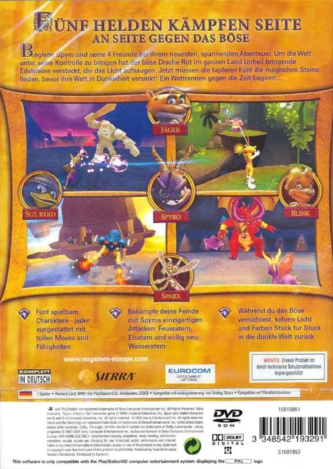 Spyro : A Hero's Tail dos