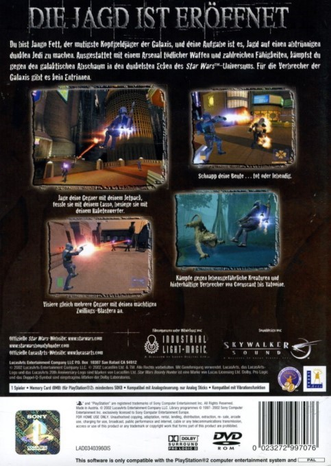 Star Wars : Bounty Hunter dos