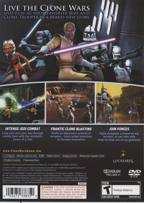 Star Wars : The Clone Wars, Republic Heroes dos