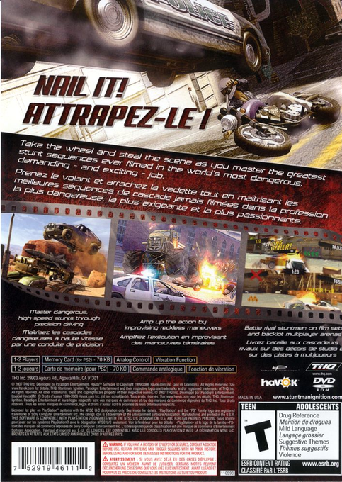 Stuntman : Ignition dos