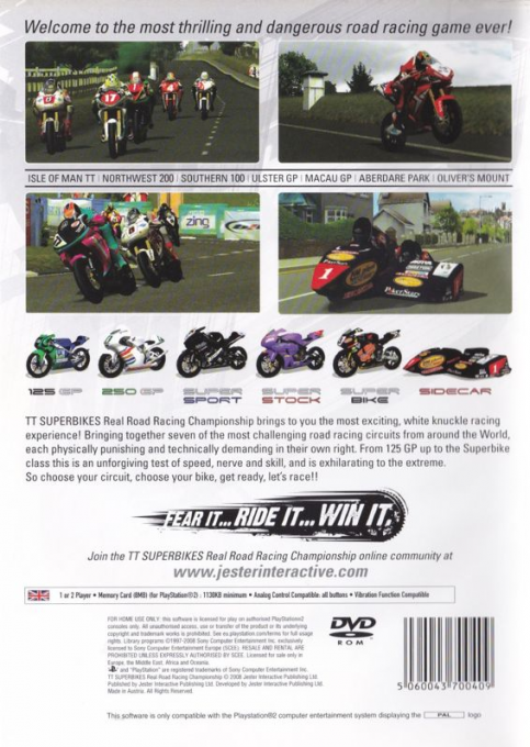 Suzuki TT Superbikes : Real Road Racing Championship - Dos