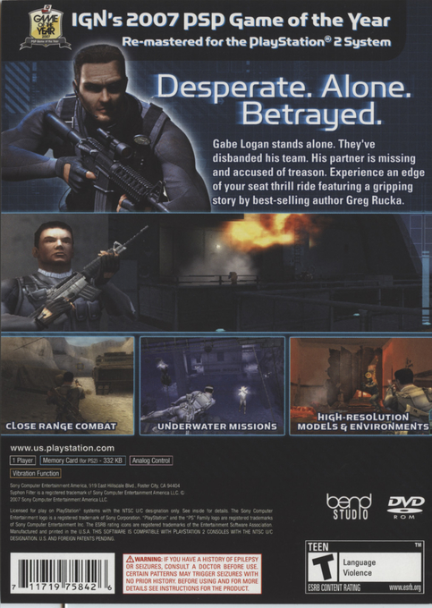 Syphon Filter : Logan's Shadow - Dos