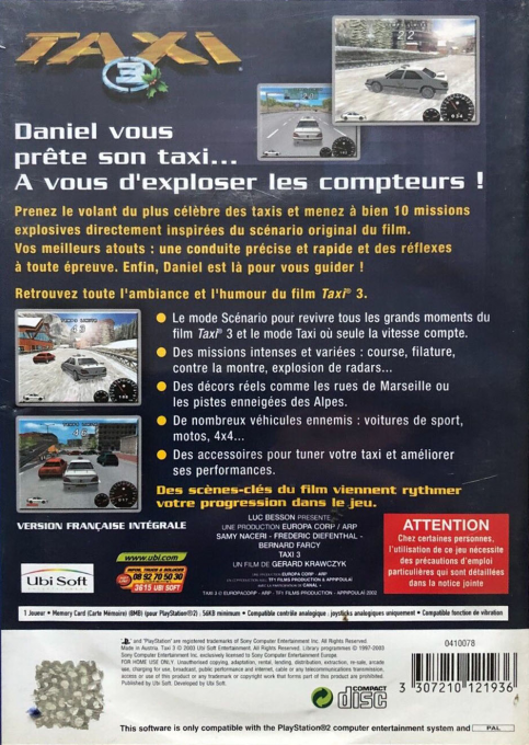 Taxi 3 - Dos