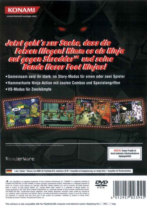 Teenage Mutant Ninja Turtles - Dos