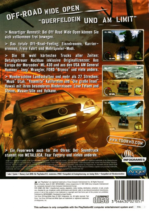 Test Drive Off-Road : Wide Open - Dos