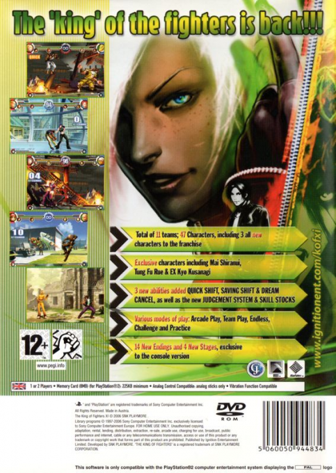 The King of Fighters XI - Dos