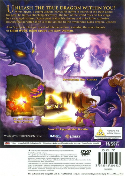 The Legend of Spyro : A New Beginning - Dos