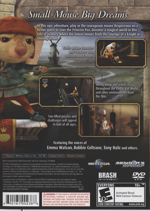 The Tale of Despereaux - Dos