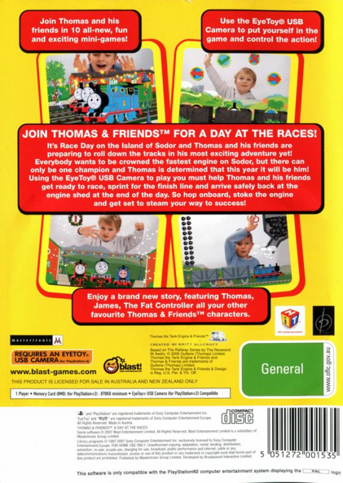 Thomas And Friends - A Day At The Races - Dos