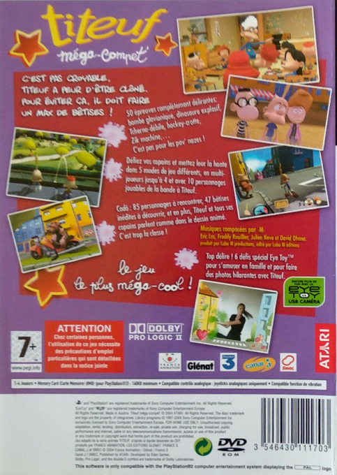 Titeuf Mega-compet' - Dos